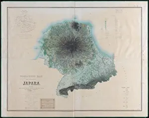 Territorial Prints: Topographische kaart der residentie Japara : opgenomen ingevolge gouvernements besluit dd