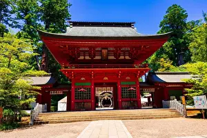 Verdure Prints: Tower gate of Katori Jingu Shrine