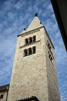 Bell Building Prints: Tower of Saint George's Basilica in the Castle area of Prague