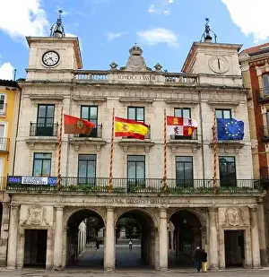 Castile And Leon Prints: The Town Hall Casa Consistorial Plaza Mayor Burgos Castile and Leon Spain