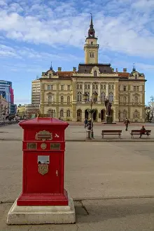 Serbia Prints: The town hall of city Novi Sad