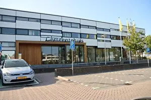 Town hall of the municipality of Waddinxveen made in an old branch of the Hema in the NEterlands