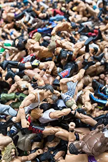 Articulated Prints: Toy model soldiers on sale, UK