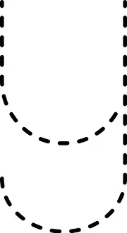 Kids Activities Prints: Tracing Alphabet lowercase small letter y prewriting dotted line element for kindergarten