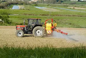 Sprayer Prints: tractor spraying pesticide fertilizer tank sprayer crop agri chemical agrichemical agriculture farm farming farmer