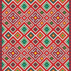 Bulgarian Prints: Traditional Bulgarian embroidery vector pattern