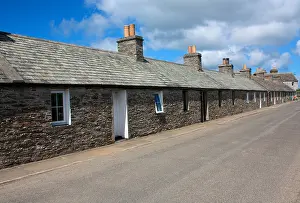 Chimneys Prints: Traditional cottages on Isle of Shapinsay