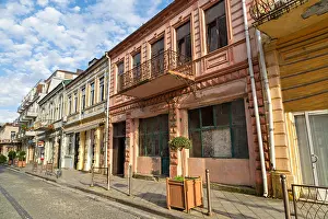 Palaces Prints: Traditional houses in Batumi, Georgia