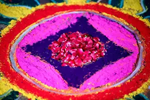 Deepawali Prints: Traditional Rangoli