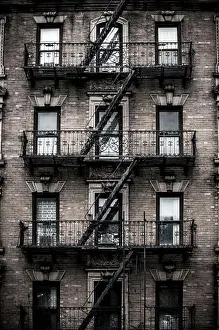 Multi Storey Prints: Traditional style buildings in New York City, USA
