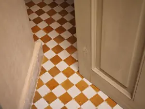 Medina Prints: Traditional tiled floor of renovated private riad