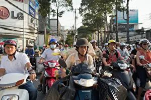 Saigon Prints: Traffic in Ho Chi Minh city