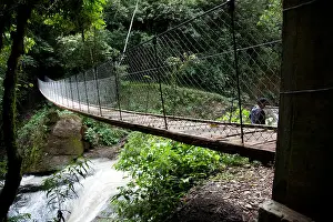 Biosphere Prints: Trails and hanging bridges in the Oxapampa-Ashaninka-Yanesha UNESCO biosphere Reserve in Peru's central Amazon