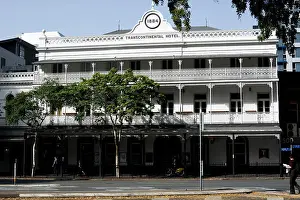 Front Prints: The Transcontinental Hotel, George Street, Brisbane, Queensland, Australia