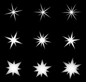 Immense Prints: transparent star vector symbol icon design