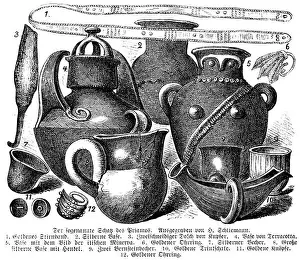 Crockery Prints: The treasure of Priam from Troy