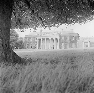 Square Image Prints: TRELISSICK, Feock, Cornwall. The entrance front of Trelissick