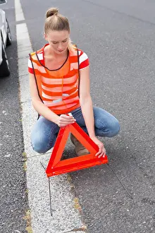 Arms Crossed Prints: Triangle warning sign