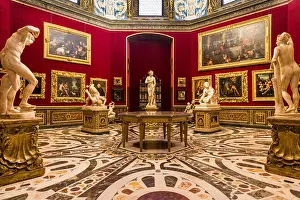Velvet Prints: The Tribuna in the Uffizi gallery, Florence, Italy