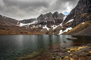 Munro Prints: The triple buttress of Coire Mhic Fhearchair on Beinn Eighe on of the Torridon mountains in North West Highlands of