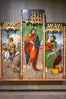 Practice Prints: triptych of Santiago, 16th century - Renaissance