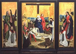 Triptych Prints: Triptyque avec descente de croix Triptyque ouvert