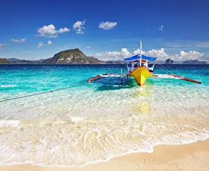 Tropical beach, South China See, El-Nido, Philippines