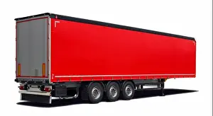 Semi Prints: Truck semi trailer