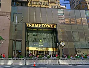 Penthouse Prints: Trump Tower interior, 725 5th Ave, Manhattan, New York, NY 10022, United States, USA