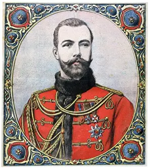 Halftone Prints: Tsar Nicholas II of Russia (1868-1918)