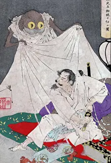 Folkloric Prints: Tsuchigumo, Japanese Folklore
