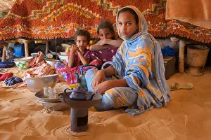 Tuareg Prints: Tuareg children, Mali