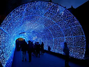 Northern Lights Prints: The Tunnel of Light, Christmas Illumination