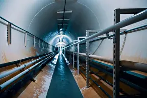 Pipes Prints: tunnel underground communications with water pipes, sewerage and communication lines