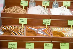 Resort City Prints: Turkey Antalya The old city Spice shop in the Old Bazaar