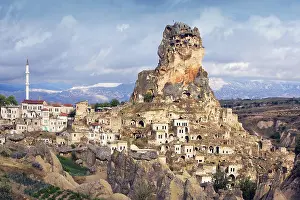 Cappadocia Prints: Turkey, Cappadocia, Ortahisar, local view