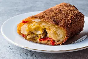 Puff Prints: Turkish Avci Boregi / Hunter Pastry Fried Rolls with Chicken and Vegetables
