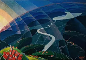 Oil On Wood Prints: The Turn. Museum: Casa Museo Boschi Di Stefano. Author: GERARDO DOTTORI