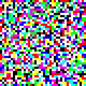 Analog Prints: TV screen noise pixel glitch seamless pattern texture background vector illustration