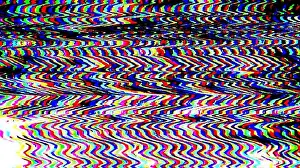 Cathode Prints: TV Static Noise Glitch Effect – Original Photo from a vintage Television