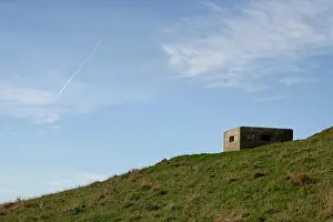 Bunker Prints: Type 26 square pillbox built in the Second World War as part of the UK's defence against invasion by the Germans