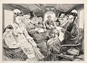 Passengers Prints: 'TYPES ET PHYSIONOMIES DE PARIS