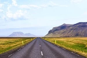 Images Dated 6th June 2016: Typical Iceland landscape with road