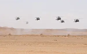 Objective Prints: Six UH-60 Black Hawk helicopters from U