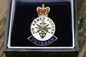 Veterans Prints: A UK armed forces veterans lapel badge