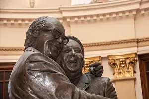 Entertainers Prints: Around the UK - Morecambe & Wise Statue - Interior of Winter Gardens Blackpool