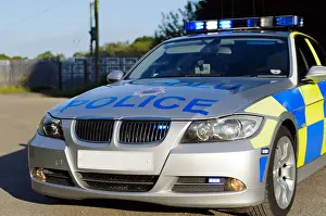 Emergency Service Prints: UK Police Traffic Vehicle