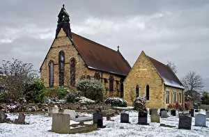 Christ Church Prints: UK, South Yorkshire, Sheffield, Hackenthorpe, Christ Church