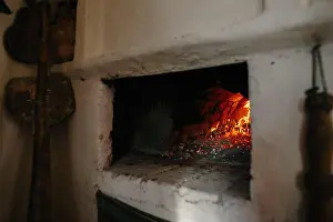Fireplace Prints: Ukrainian traditional oven in the house