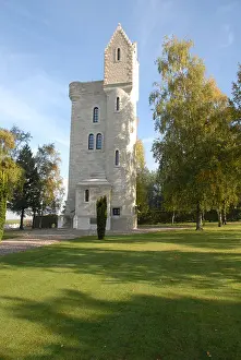 Albert Prints: The Ulster Tower Memorial to the 36th Ulster Division on The Somme